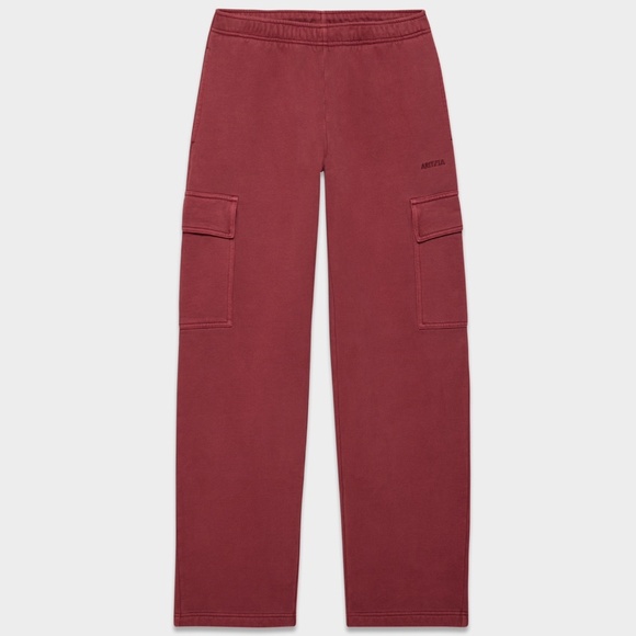 Aritzia Cozy Sweatfleece Mega Cargo™ Sweatpant – Vintage Cordovan, XS - Picture 7 of 12